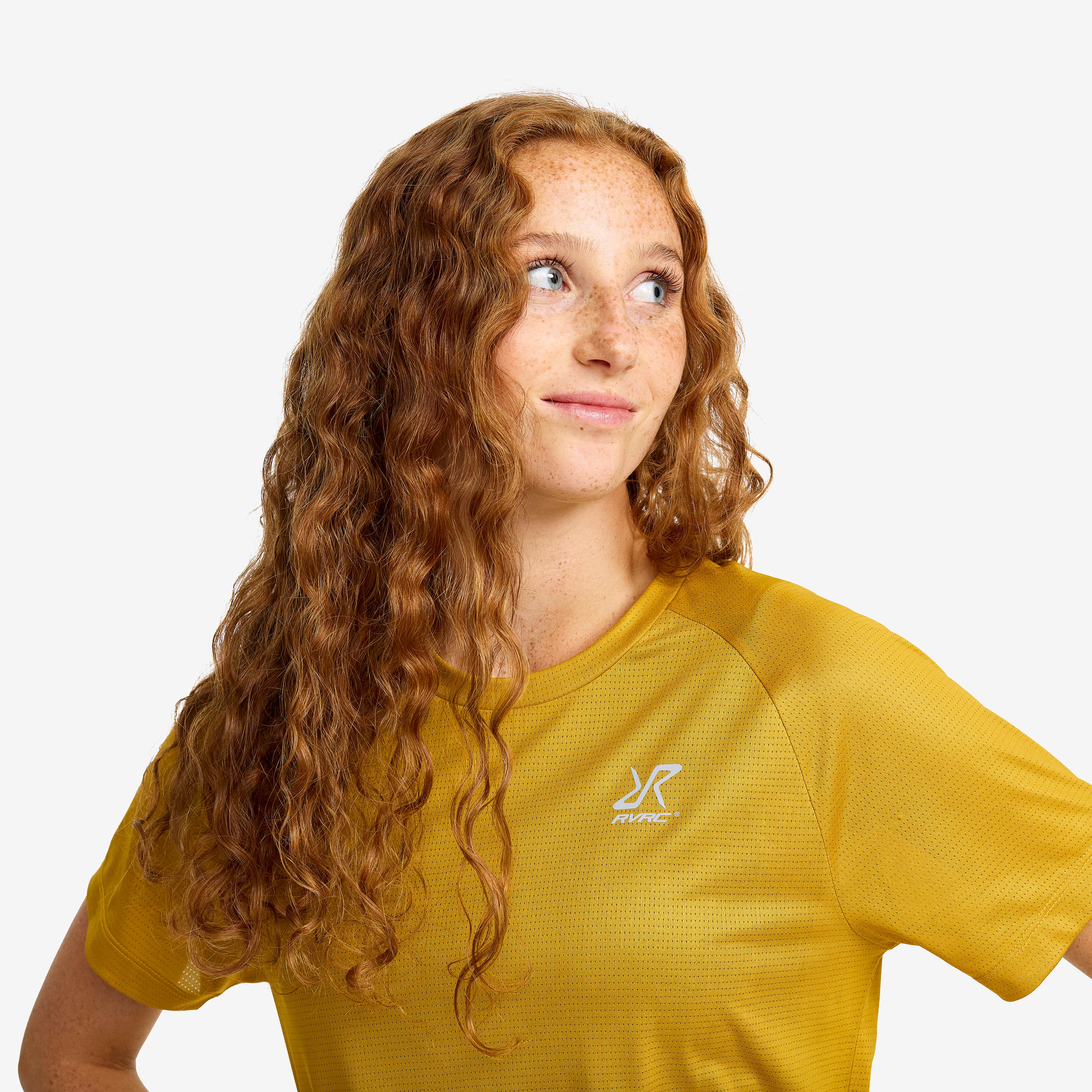 Intensity Light Crew Neck T-shirt Dame Golden Palm