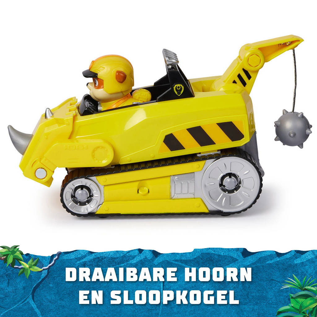 Jungle Pups Rubble Neushoorn voertuig