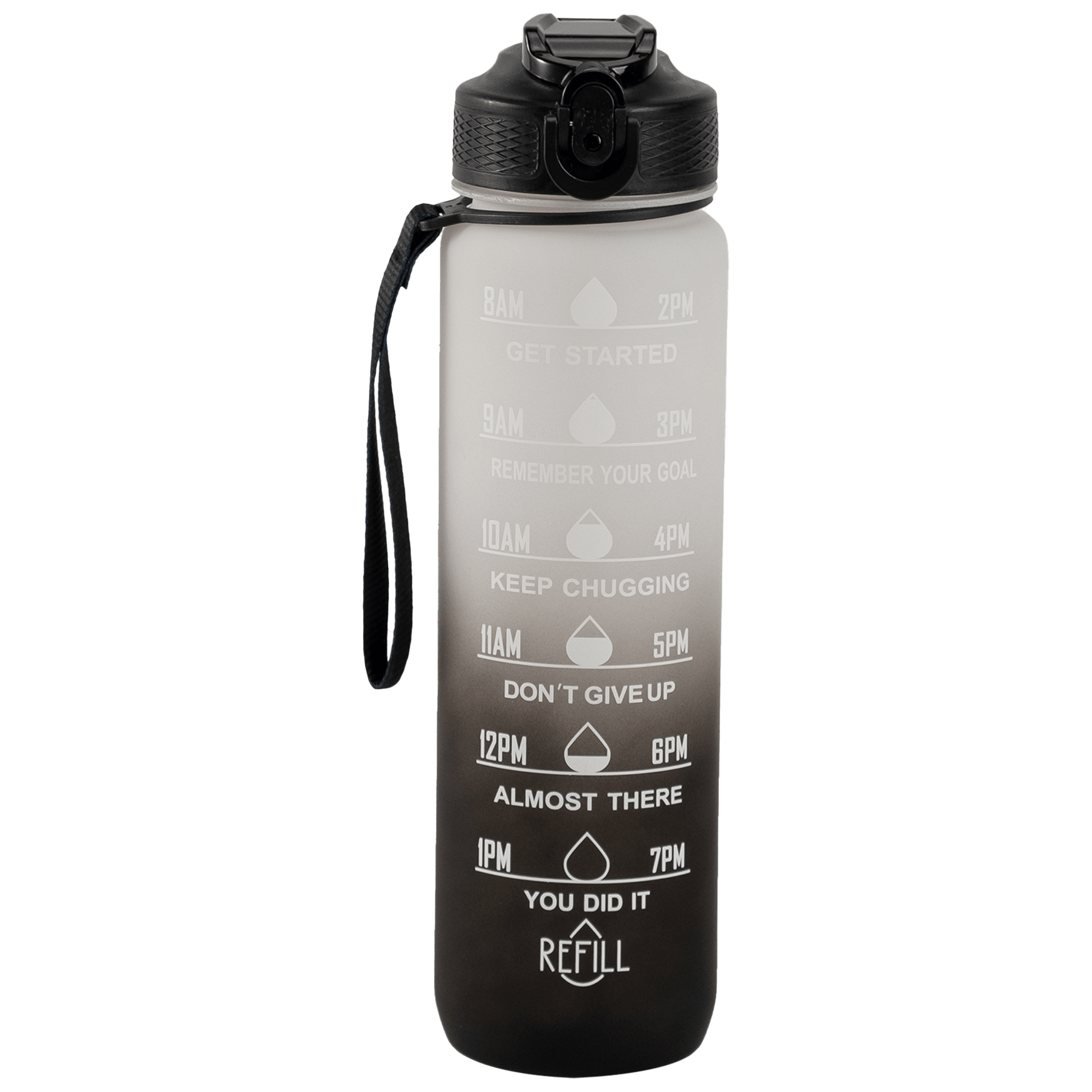 Motivation Bottle Motivasjonsflaske 1000ml - Tilbehør sportsutstyr