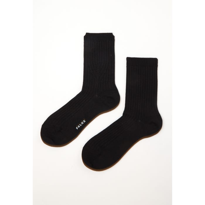 Falke-Sokken ribbel effen - Falke