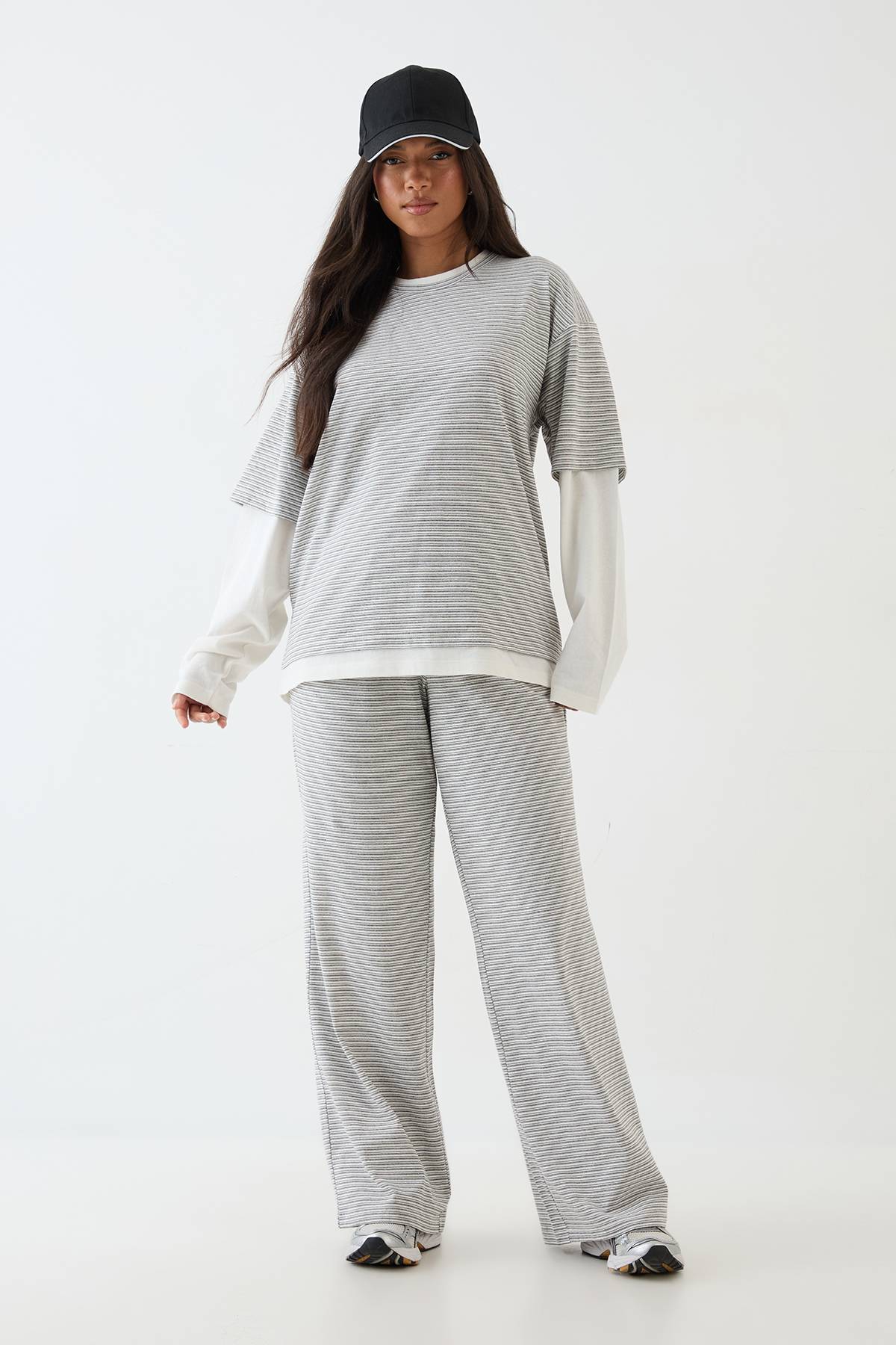 Pantalon Droit Texturé Dsgn Studio