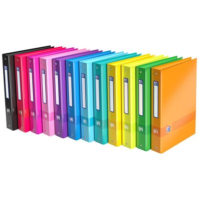 Oxford Color Life - Classeur à anneaux - Dos 40 mm - A4 - pour 225 feuilles - disponible dans différentes couleurs