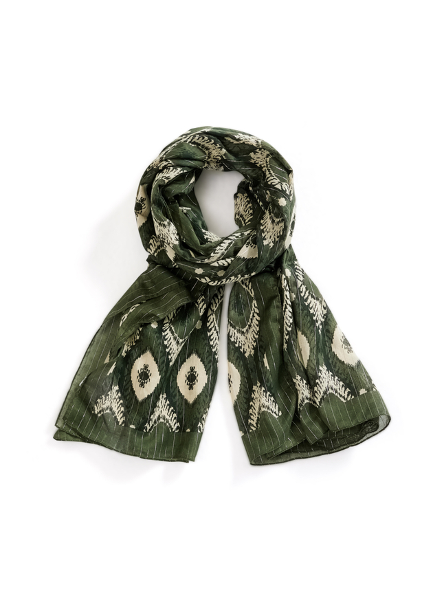 Foulard à imprimé ethnique