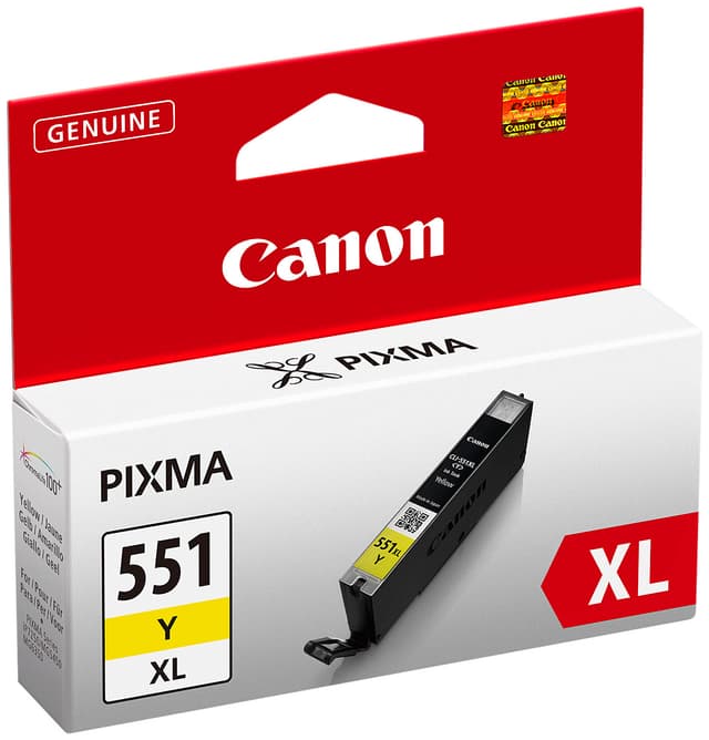 Canon blækpatron CLI-551XL Gul