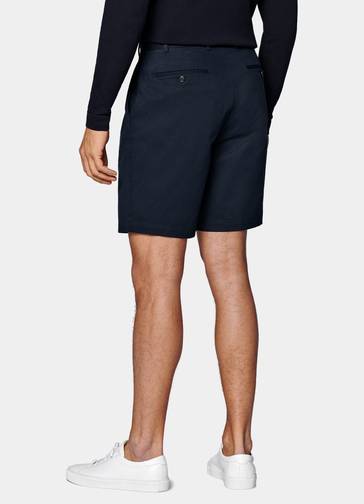 Short Straight Leg bleu marine