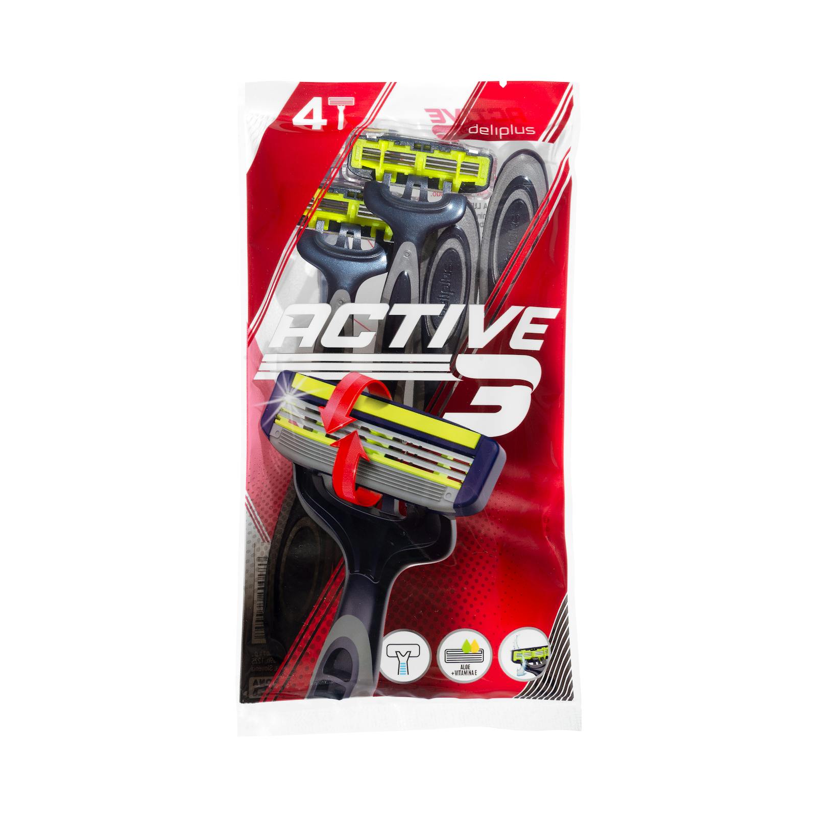 Rasoirs jetables à 3 lames Deliplus Active