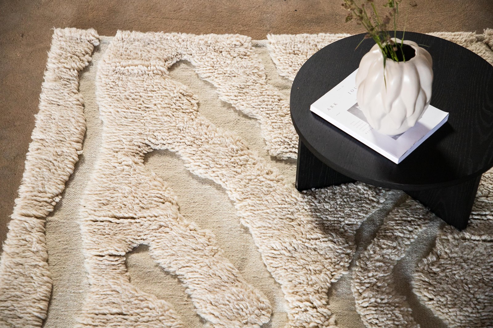 Trondheim gulvteppe Teppe 170x240, beige/hvit