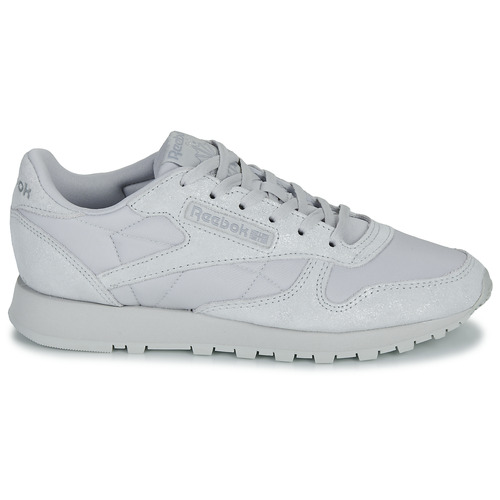 Reebok Classic - CLASSIC LEATHER - Blanc / Argenté