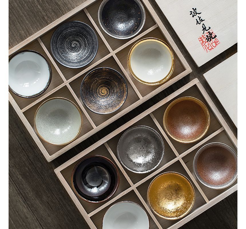 Choyce - Set van 6: Keramische theekopjes (verschillende designs)