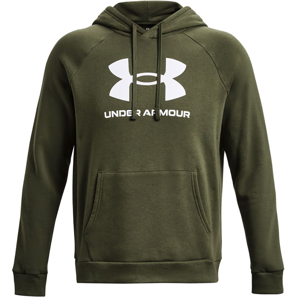 Under Armour RIVAL LOGO - Sweat Homme vert