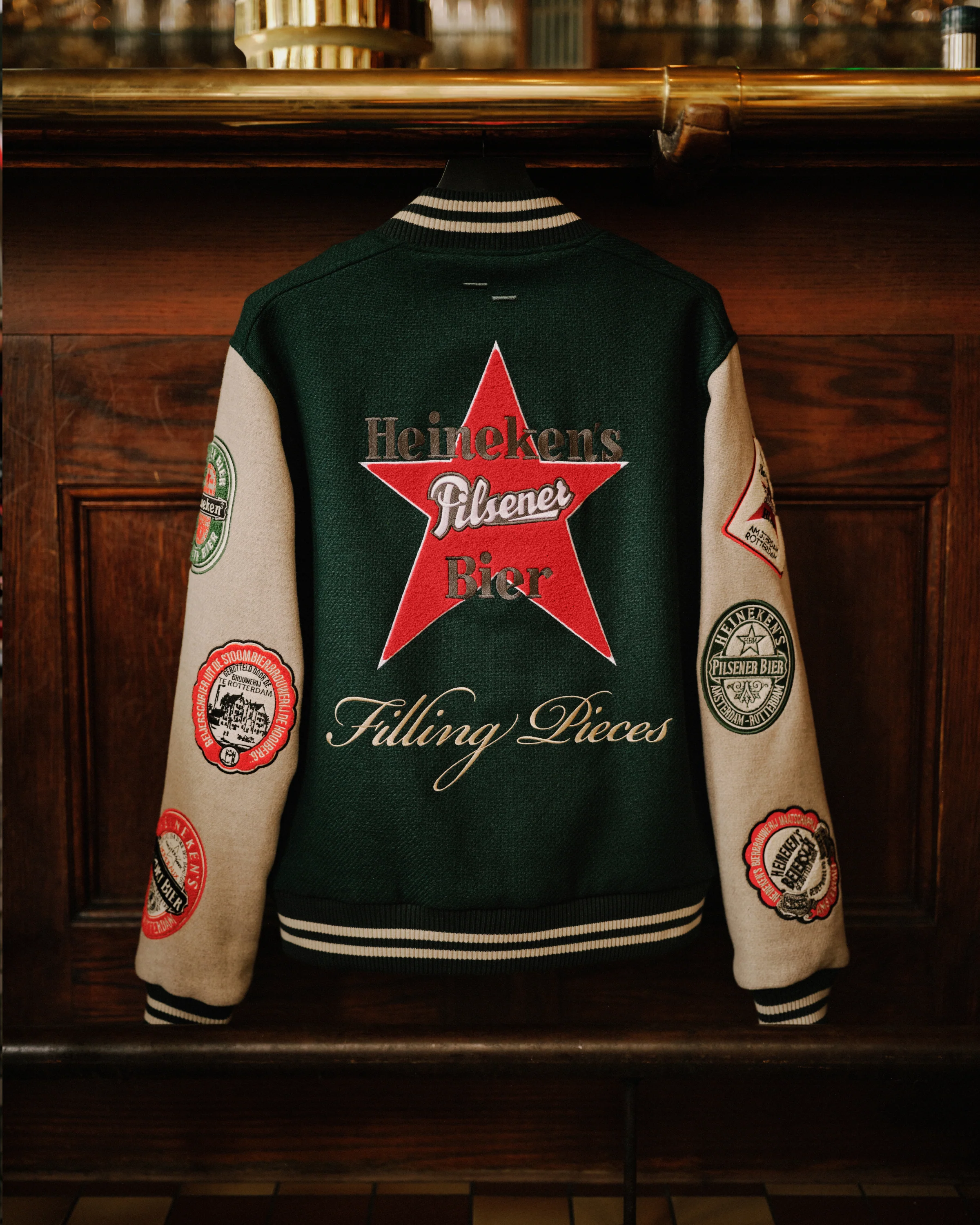 Varsity Heineken Patch Green / Off White