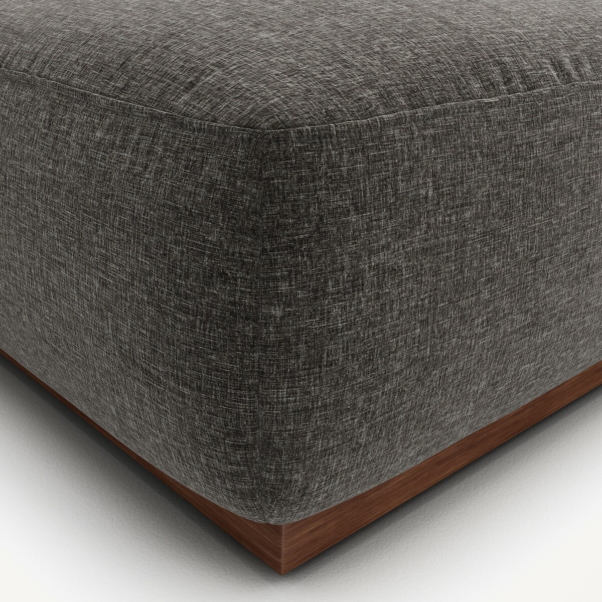 AM.PM<br>Sofá de canto aberto em veludo chenille, Jacopo