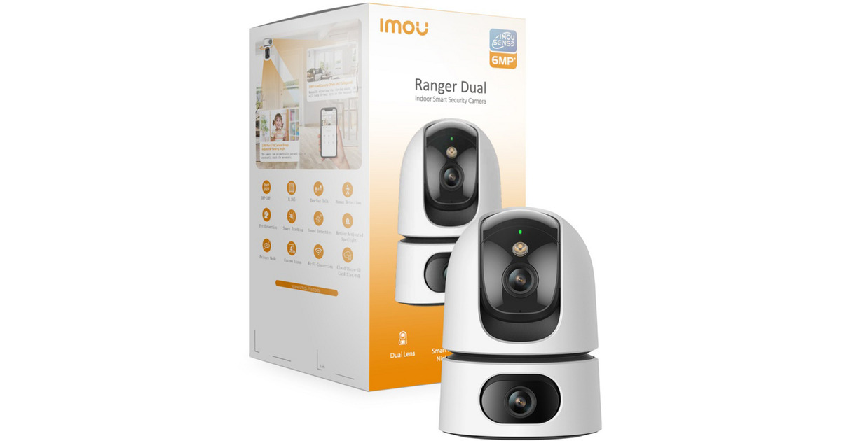 ImouRanger Dual 6MP beveiligingscamera  (Wit)