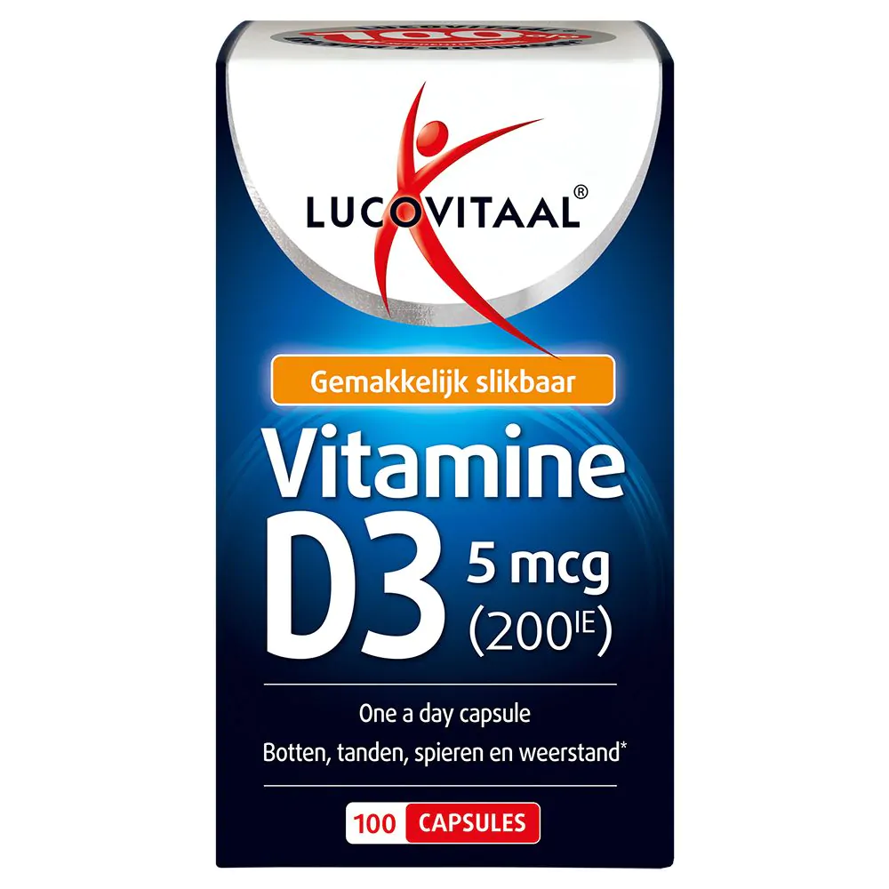 Vitamine D3 5 mcg 100 capsules