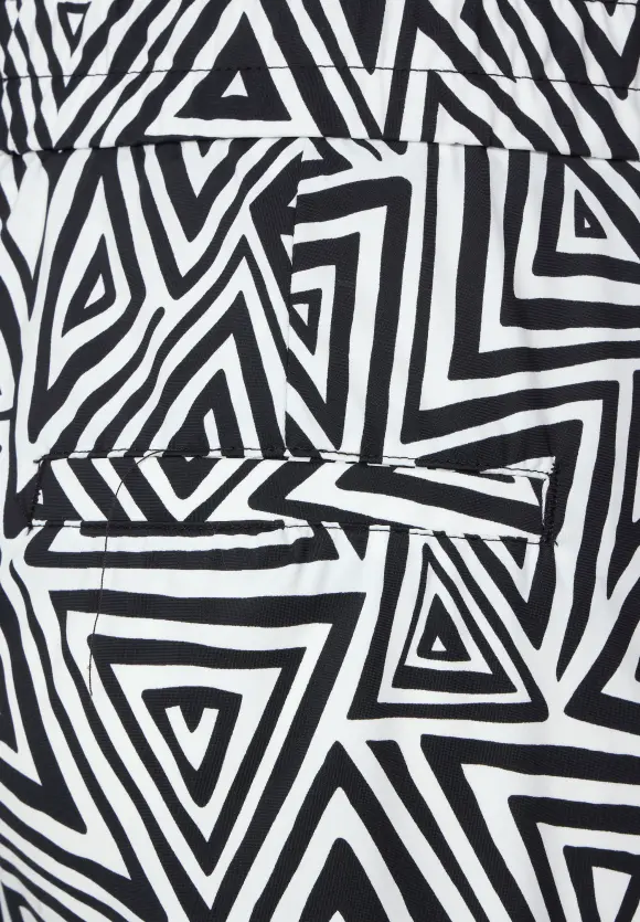 Loose Fit Printhose - Black