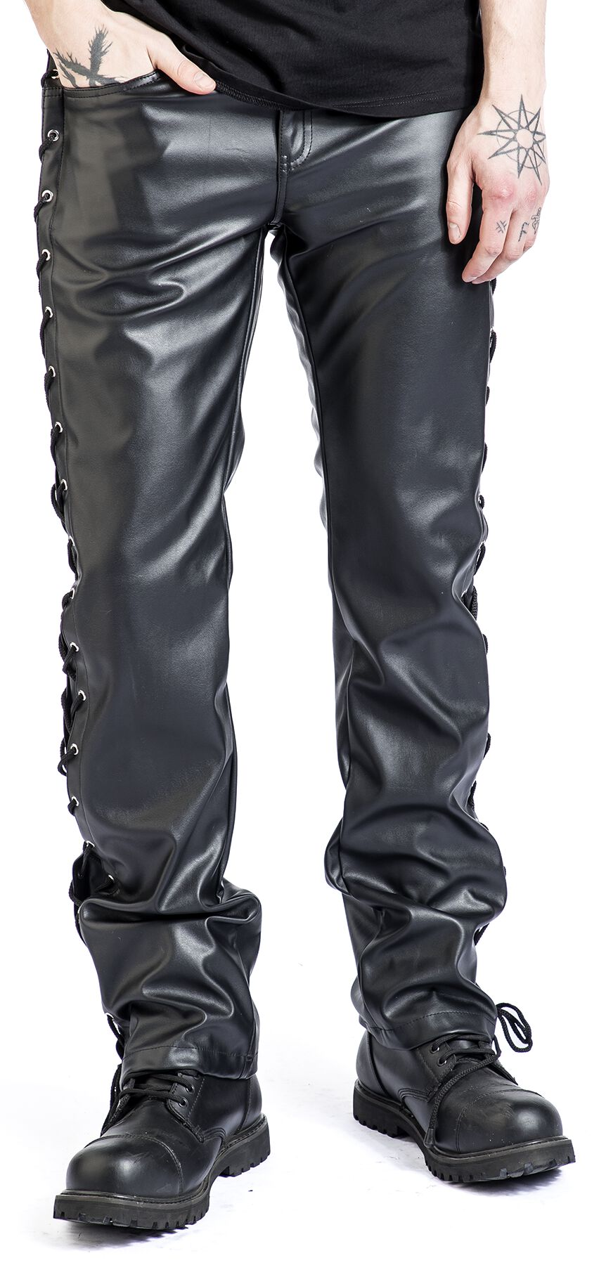 Pantalon Maximus | Vixxsin Pantalon imitation cuir