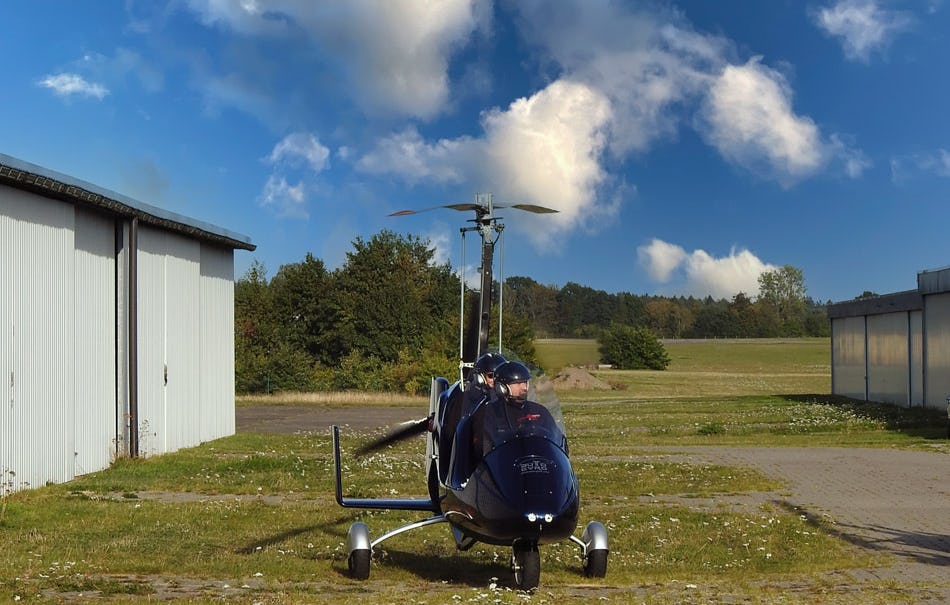 Tragschrauber fliegen