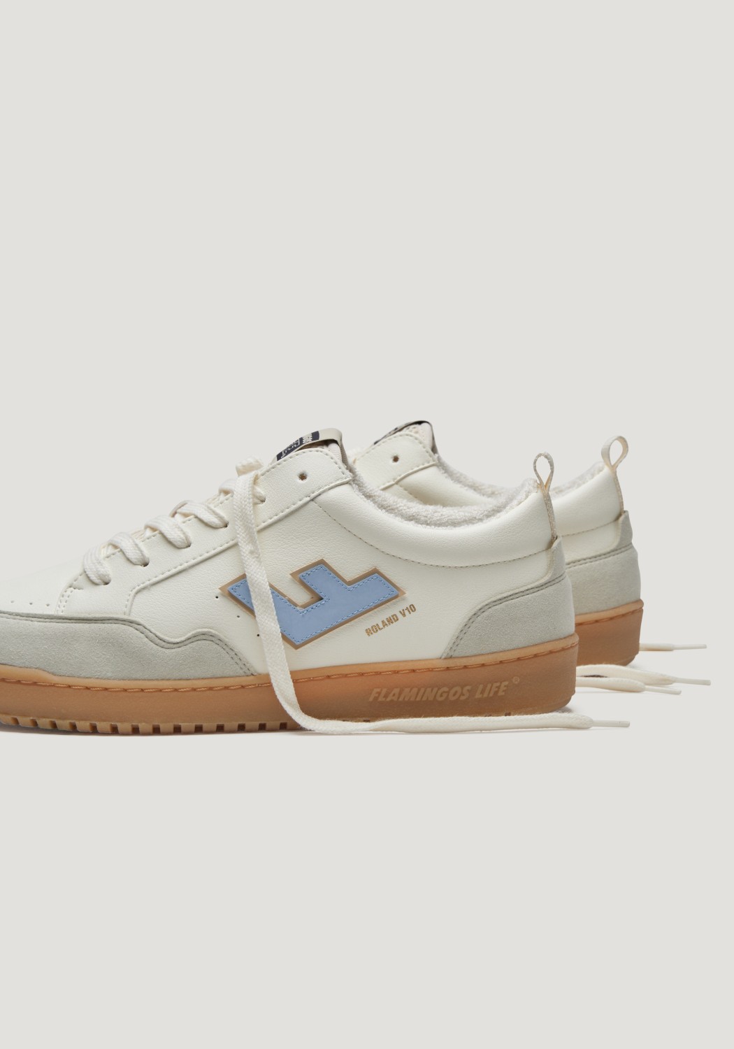 Flamingos Life Sneaker Roland V.10 Pearl Blue Naturale