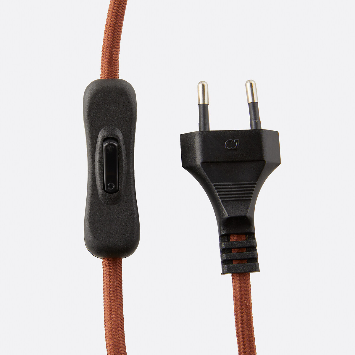 LA REDOUTE INTERIEURS<br>Luminária de vidro opalino e ferro H27.5 Agathilda