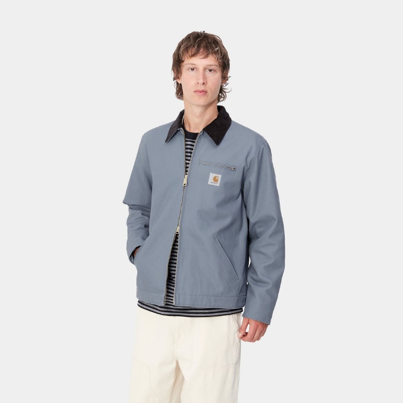 Carhartt WIP Detroit Jacket Dove Grey / Black