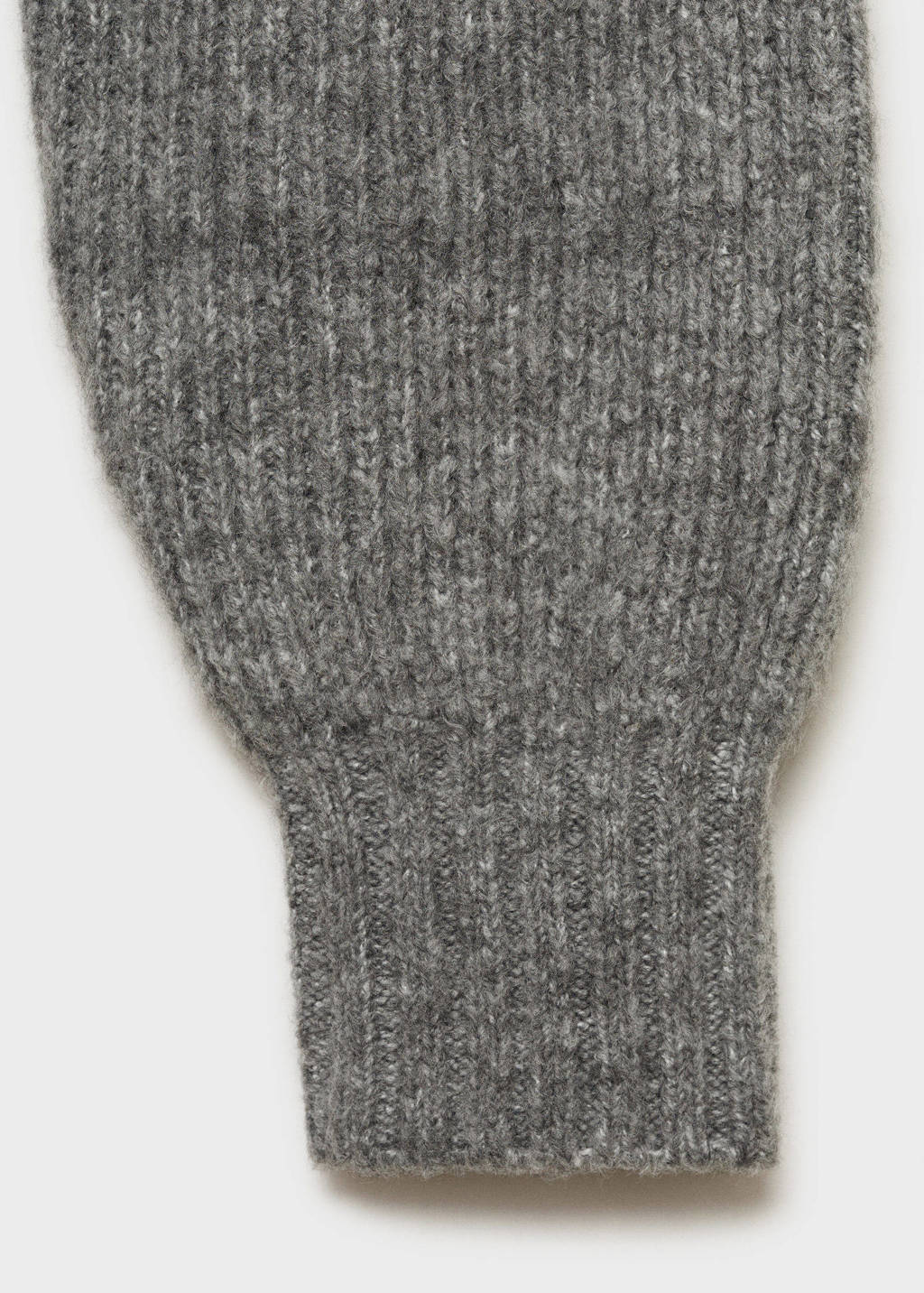 MANGO TEEN vest grijs gebreid