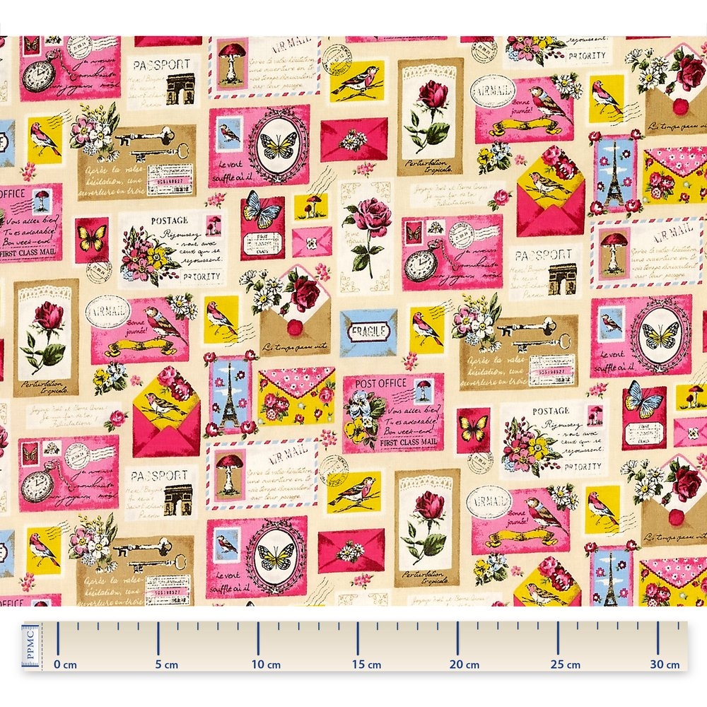 Tissu Enduit Au Mètre Postal