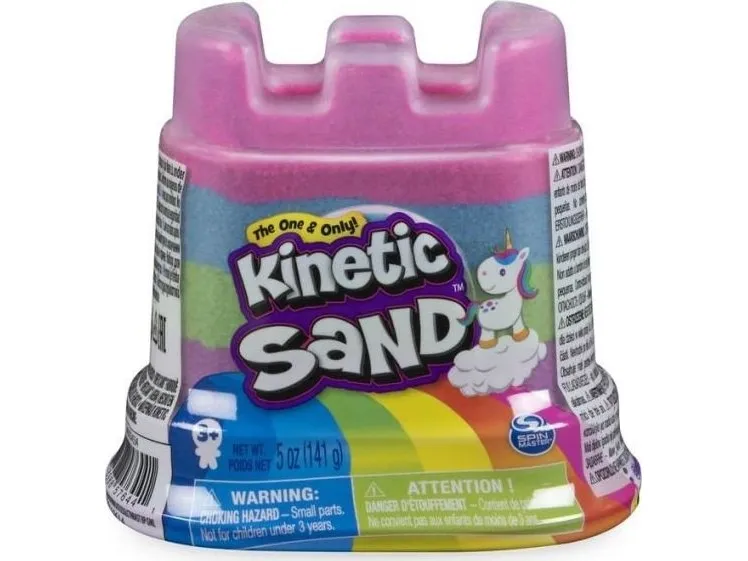 Kinetic Sand Rainbow Unicorn Castle - Assorteret