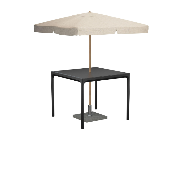 Houe Four tuintafel 90x90 Black