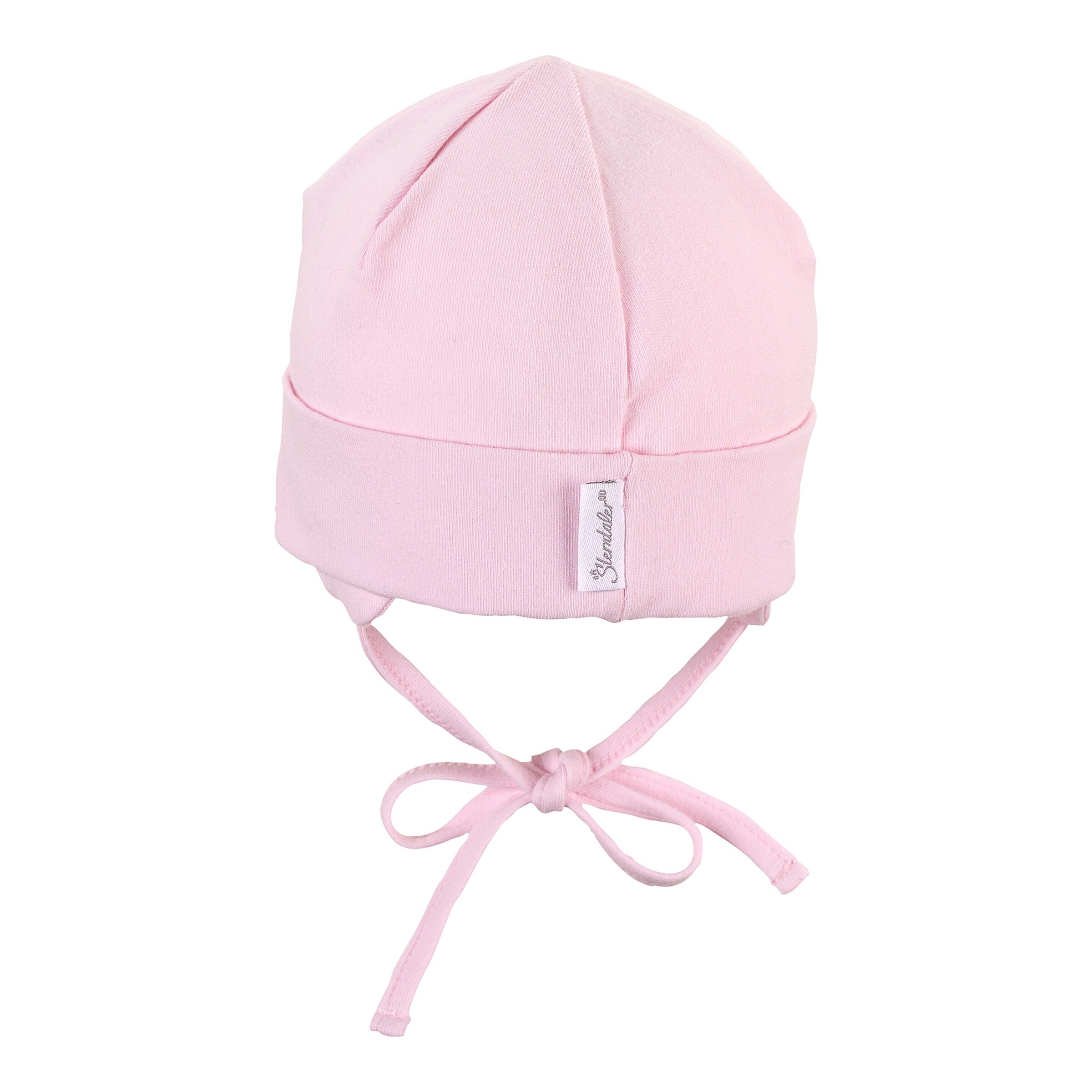 Sterntaler Mütze mit Bindeband rosa