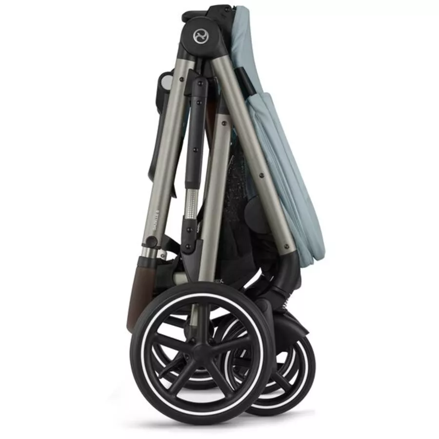 cybex GOLD Kombikinderwagen Gazelle S Silver Sky Blue