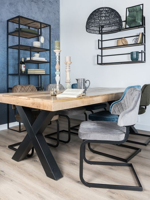 Eettafel Deks 180 cm - X-poot