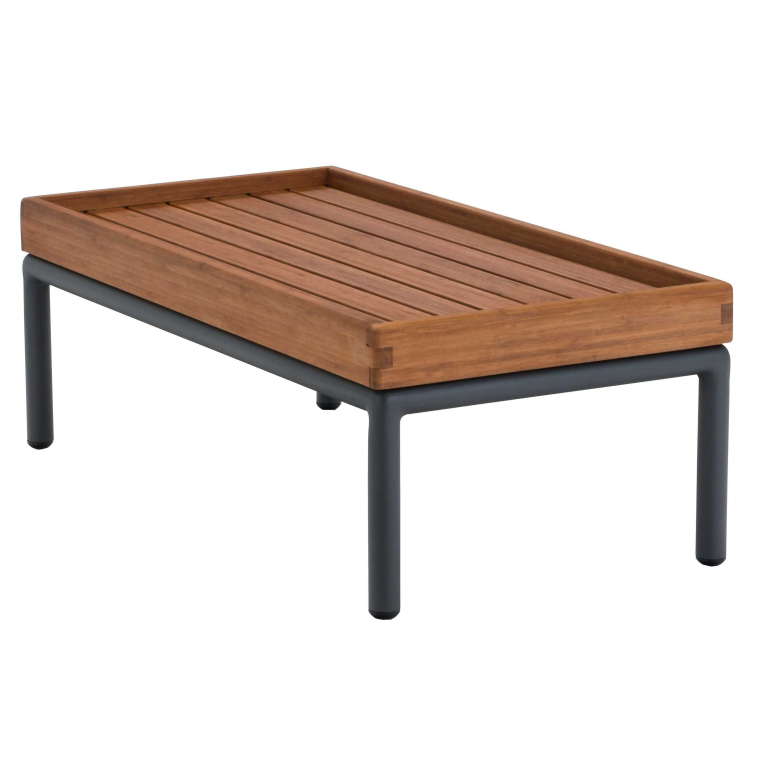 Houe Level bijzettafel 81x40 frame Dark grey
