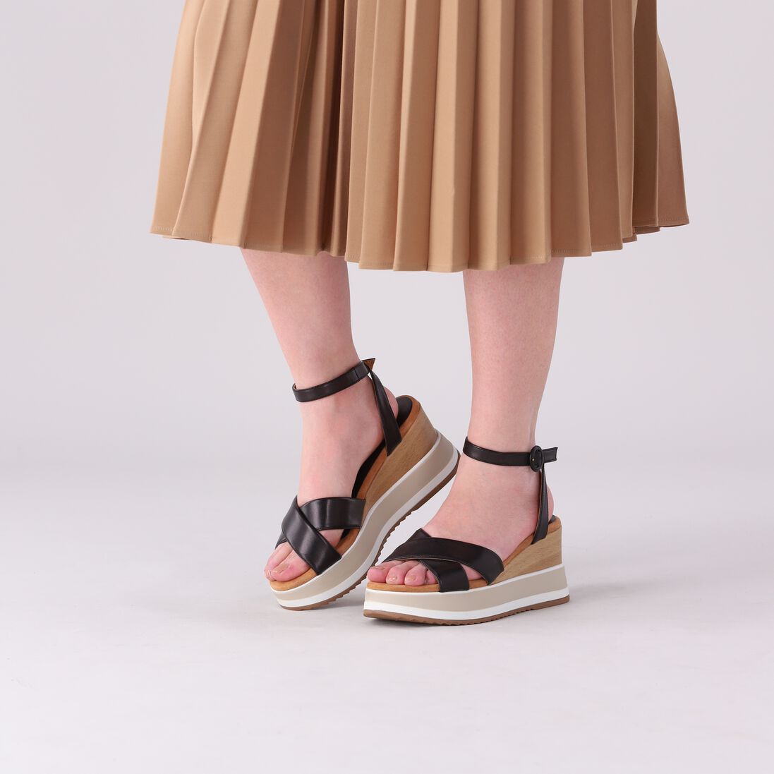 UNISA zwarte unisa sandalen kadio