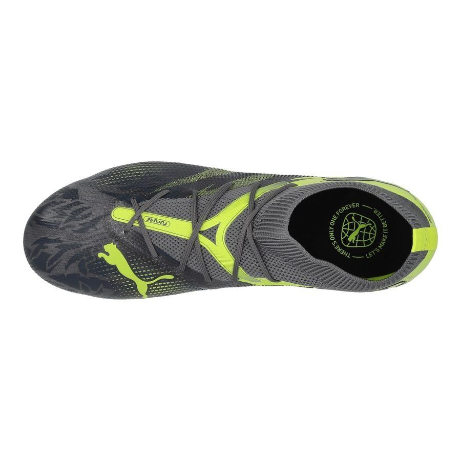 PUMA Future 7 Match FG/AG Rush - Strong Gray/Cool Dark Gray/Electric Lime ÉDITION LIMITÉE