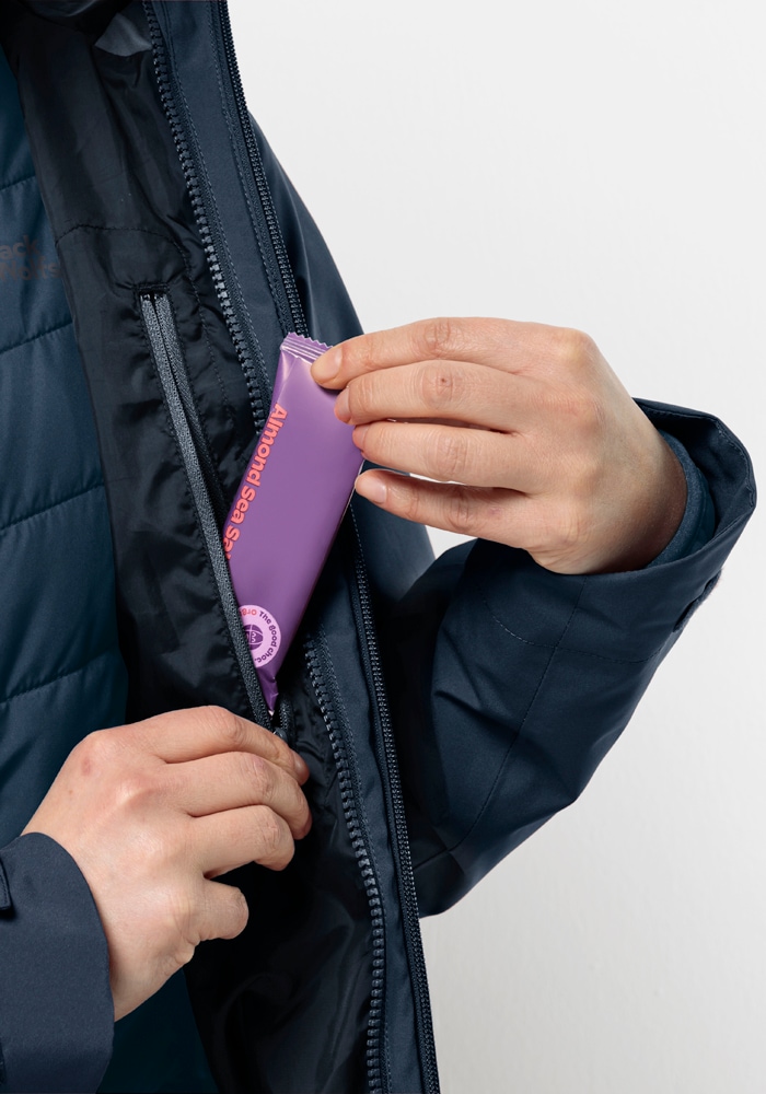 Jack Wolfskin 3-in-1-Funktionsjacke »GLAABACH 3IN1 JKT W« 2 teilig,  mit Kapuze