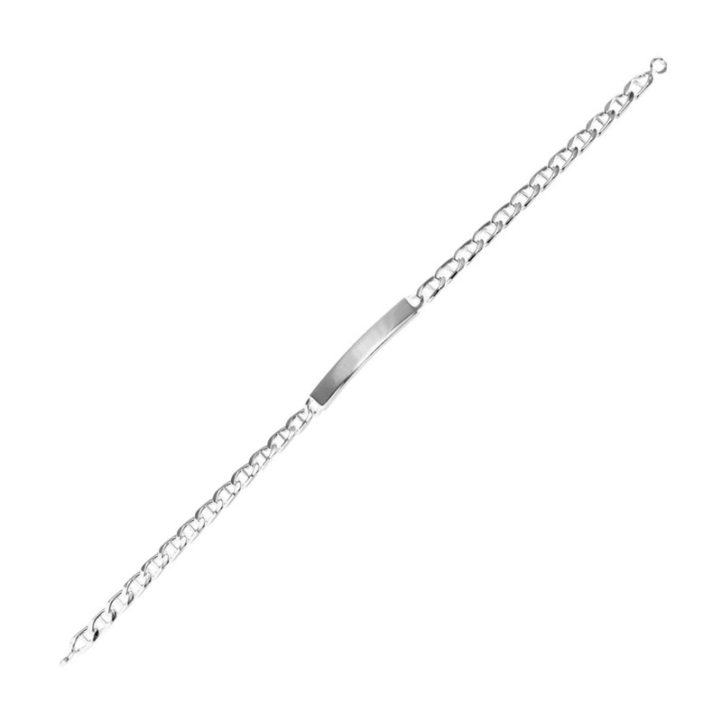 Gourmette Homme 18 cm - Argent 925 - Largeur 4 mm