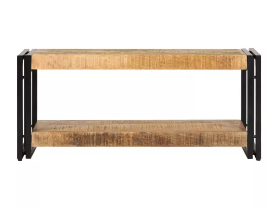 Meuble TV 90 x 30 x 40 cm Bois de manguier massif