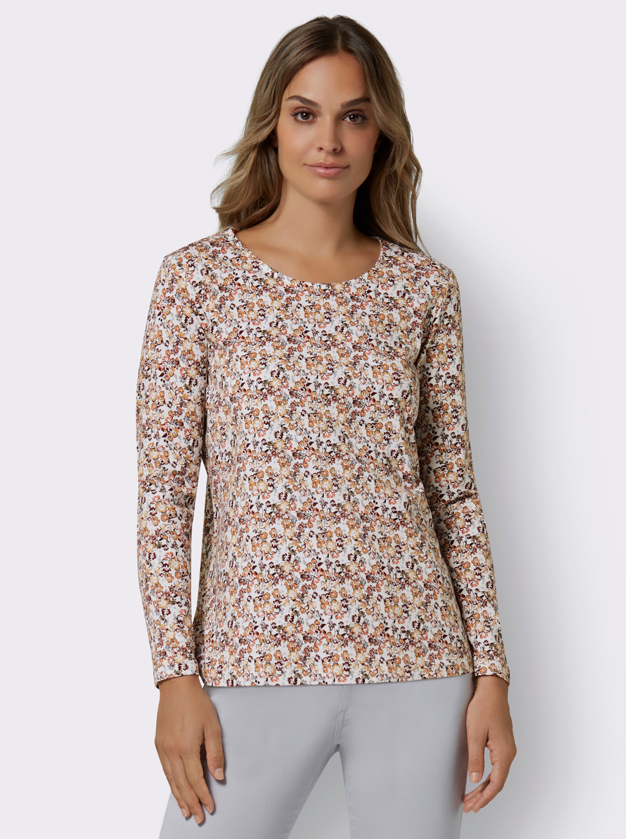 Rundhals-Shirt