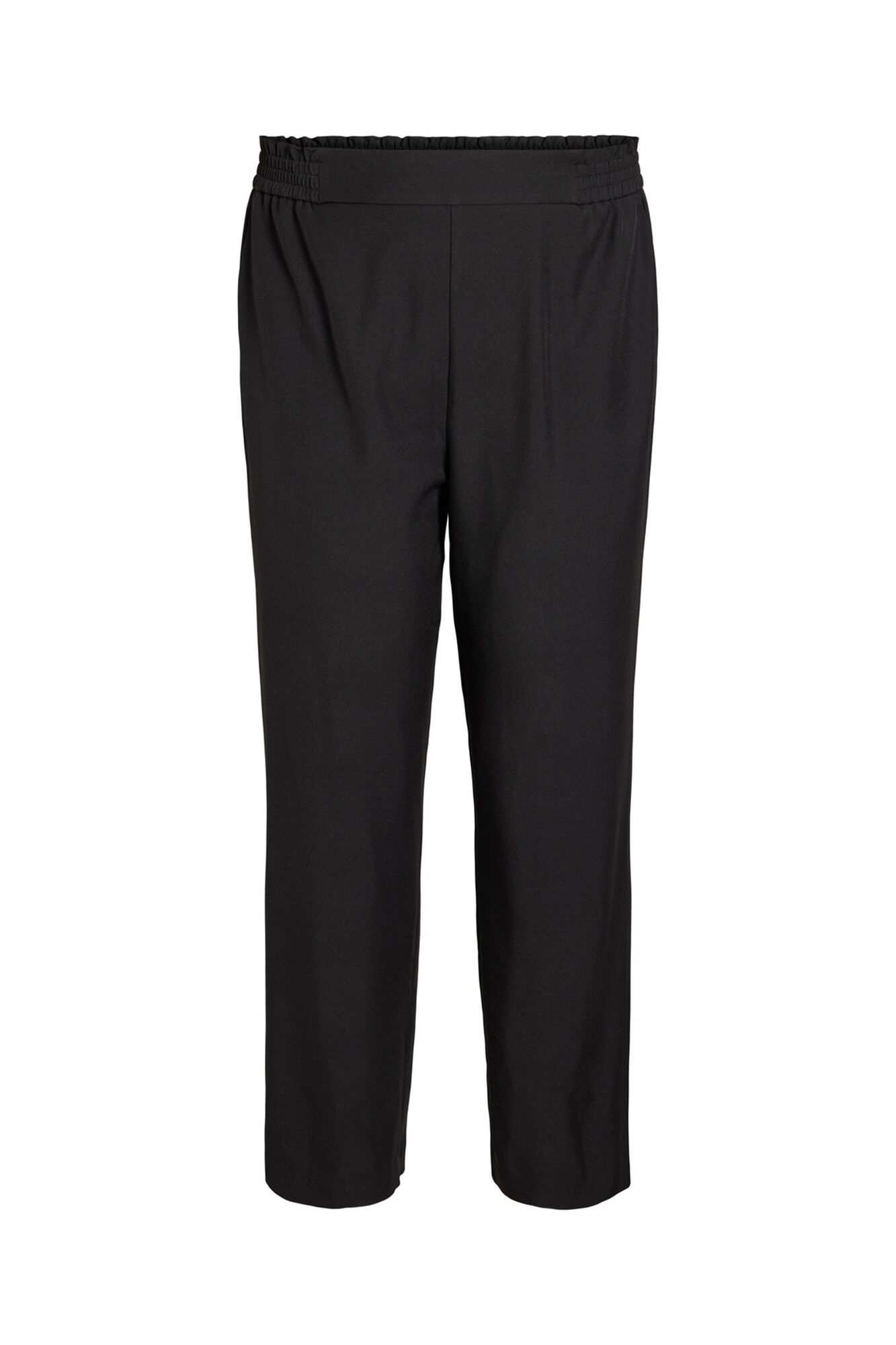 Calça de cintura alta Evoked by Vila - Preta