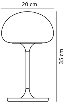 Nordlux Sponge On A Stick Akku LED-Leuchte 12 V grau