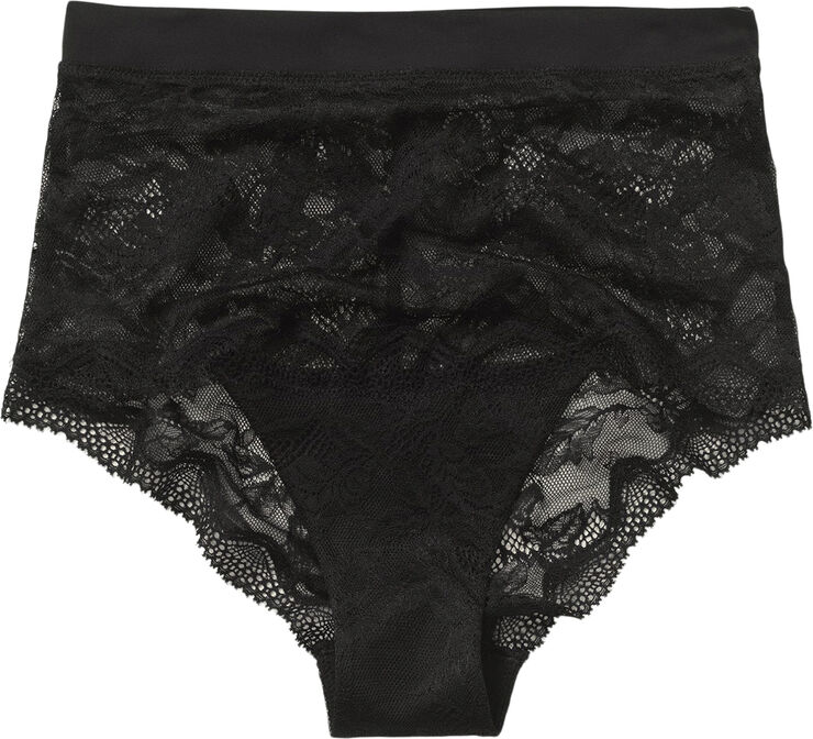 Closely Brief the bird high waist Black
