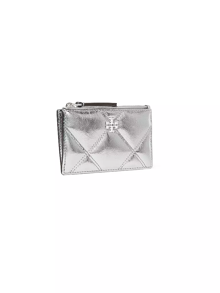 TORY BURCH Kartenetui KIRA silber
