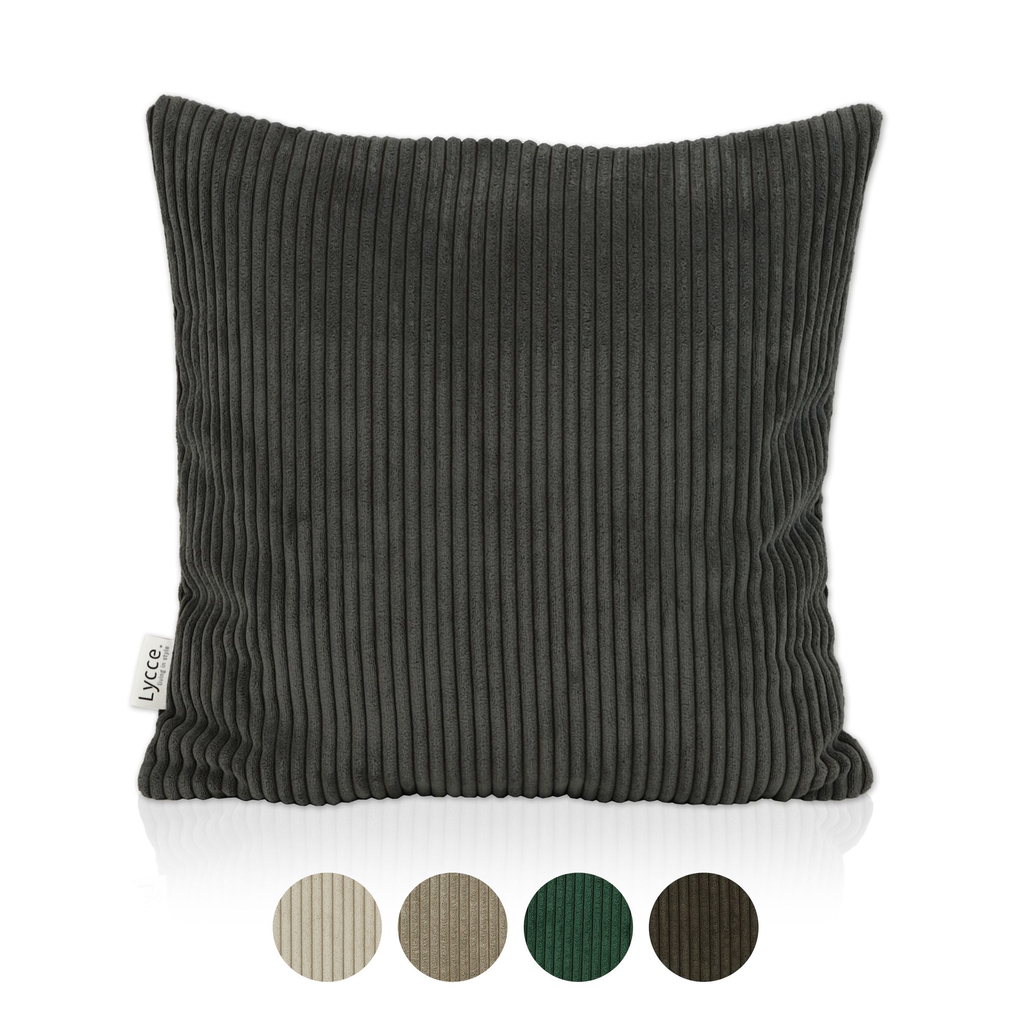 Lycce Kissenbezug aus trendigem Cordstoff (50 x 50 cm)