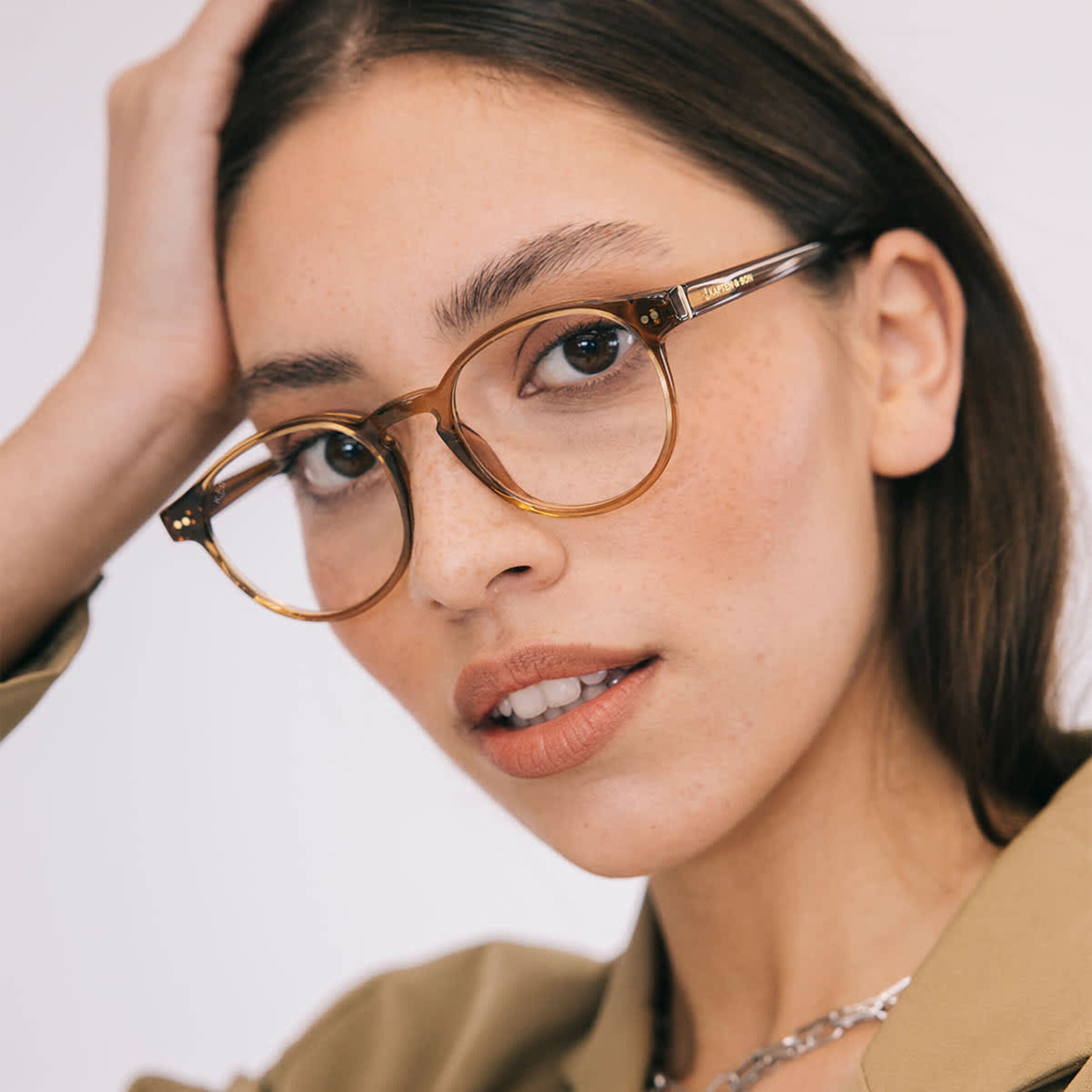 Marais Small Transparent Caramel