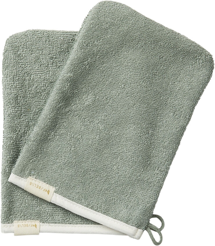 Fabelab Bath Mitts - 2 pack Eucalyptus