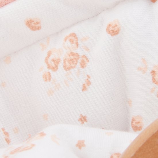 Petit Cocon Veste en velours imprimé floral   Rose        de               P'tit bisou