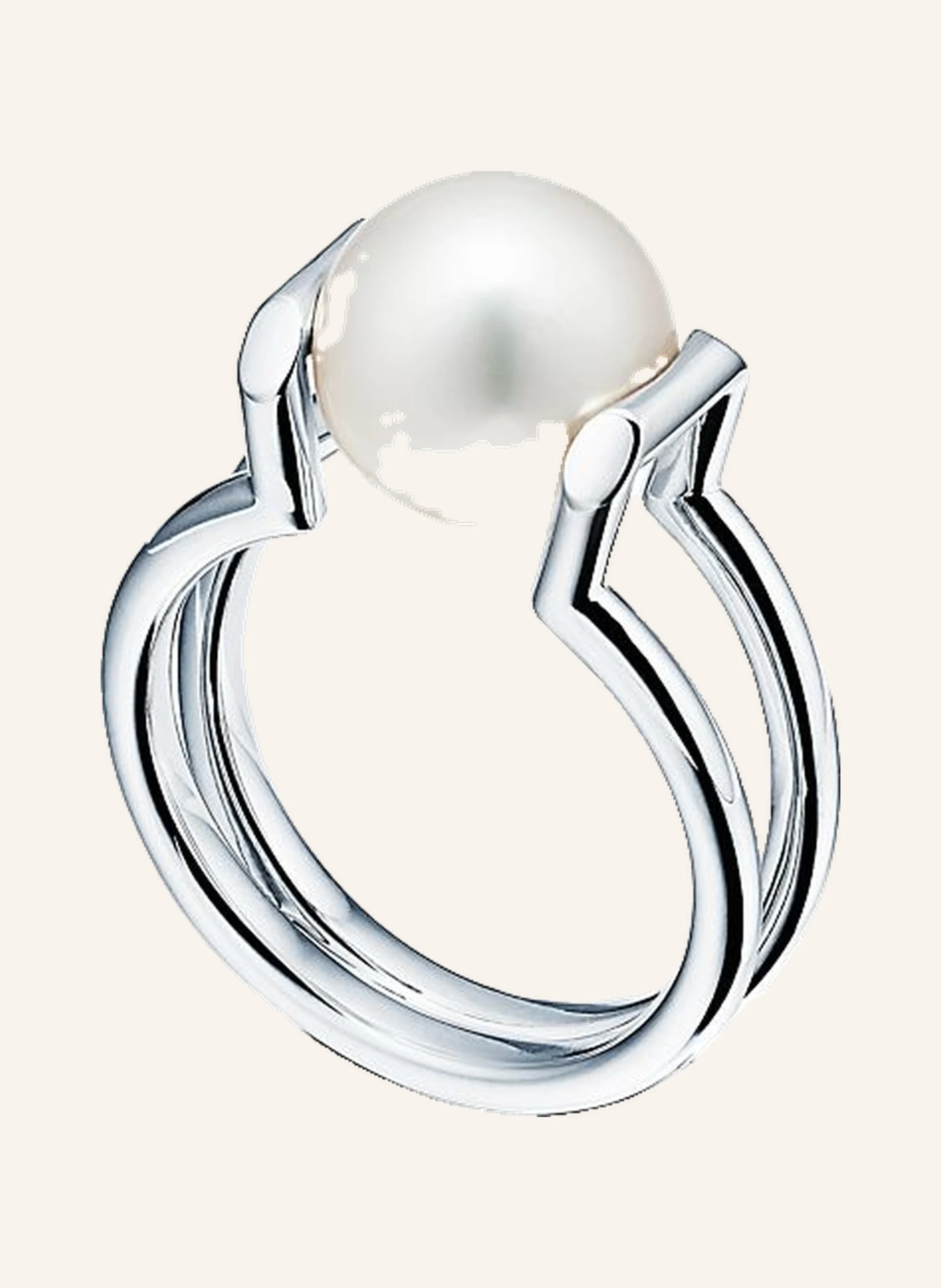 TIFFANY & Co. Tiffany HardWear RING aus Sterlingsilber mit Süßwasserperle