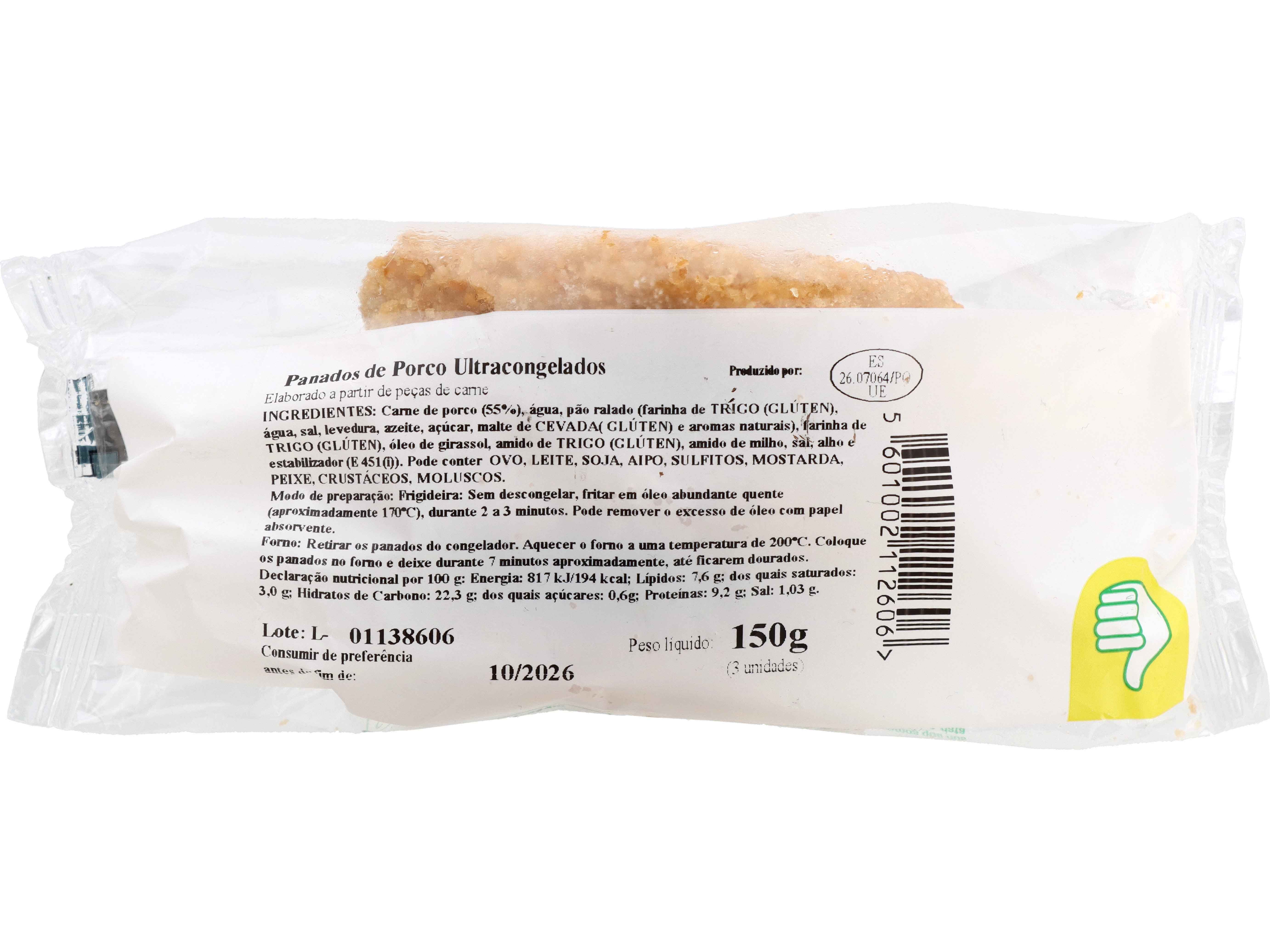 PANADO POLEGAR PORCO 150G