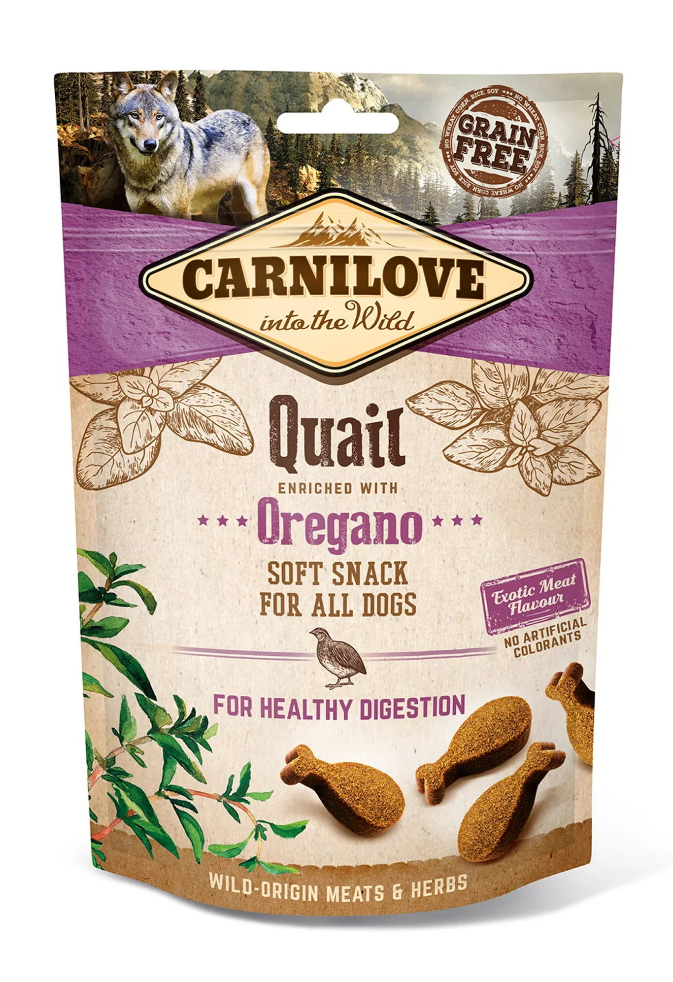 Carnilove Hundegodteri Semi Moist vaktel & oregano 200 g