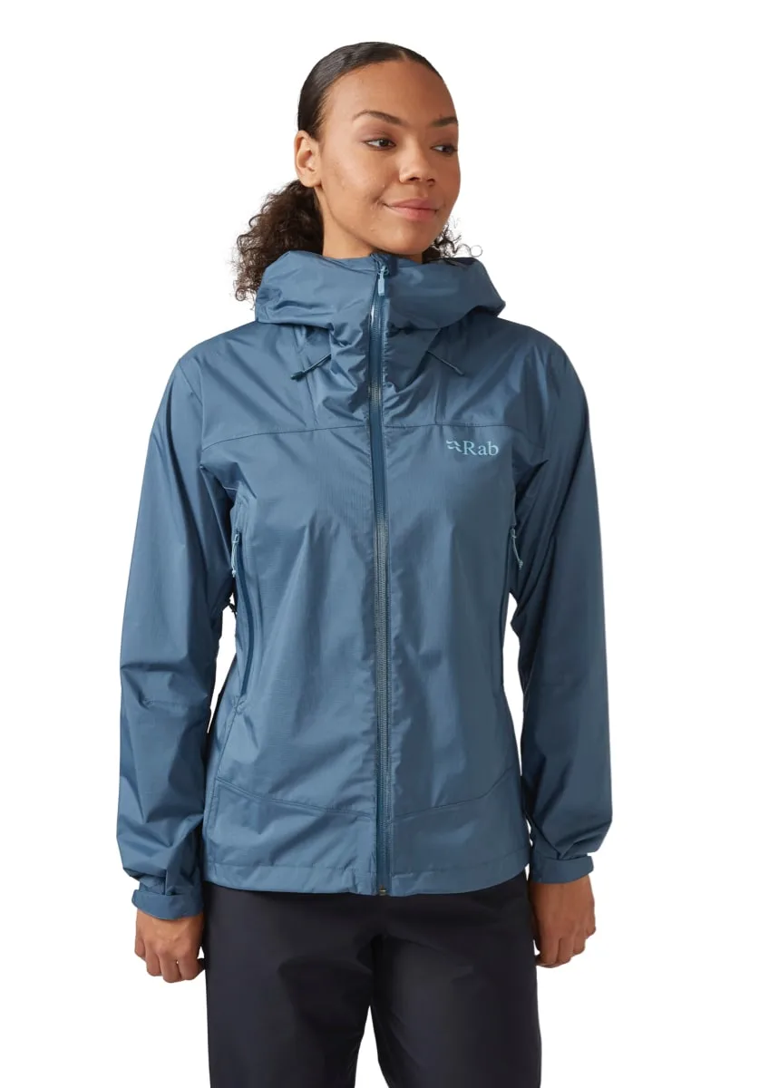 Rab Women's Downpour Plus 2.0 Jacket Orion Blue